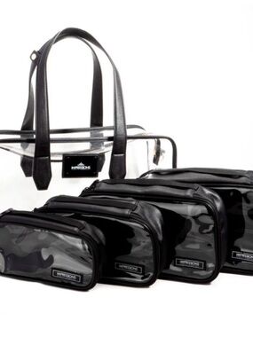 Impressions Clear Tote and Travel Pouch Set